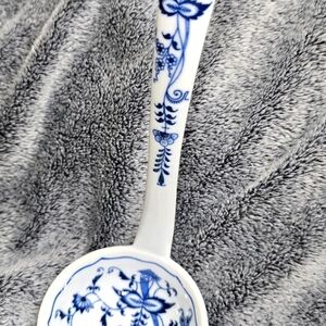 Blue Danube Soup Ladle. Vintage. Excellent condition.  No chips or cracks.
